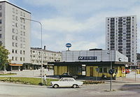 Le centre d'Huddinge est situé à Sjödalen-Fullersta, une photo des années 1960.