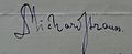 Richard Strauss's signature