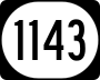 Kentucky Route 1143 marker