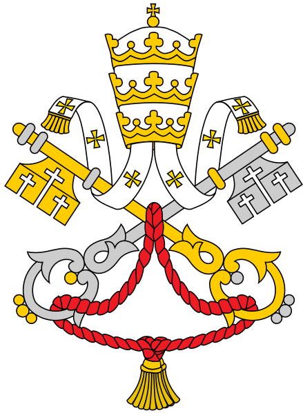 File:Emblem of the Holy See usual.svg