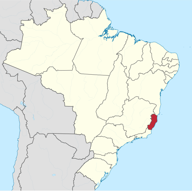 Localização de Espírito Santo