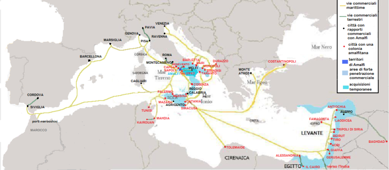 Expansion and trade of Amalfi Espansione di Amalfi.png