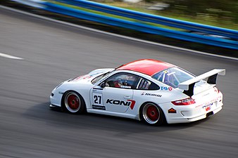 ポルシェ・911 GT3カップ（997）リア