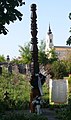 A felvidékiek 2005-ben állított kopjafája a vaskúti temetőben