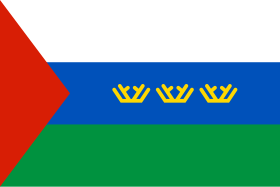 Флаг Тюменской области Flag Tjumenskoj oblasti