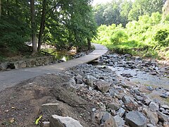 Four Mile Run Trail 4th crossing in 2020