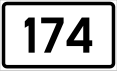 County Road 174 shield