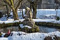 Figurengeziertes Wasserbecken in Grünburg, Schmiedleithen