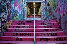 Graffiti Tunnel, University of Sydney at Camperdown (2009) Graffiti tunnel 2009, University of Sydney.jpg