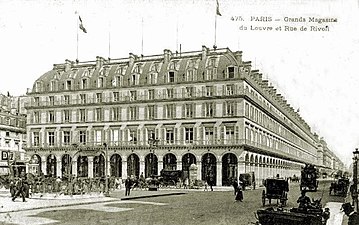 Les Grands Magasins du Louvre vers 1890.