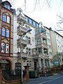 Vom Historismus geprägtes Wohnhaus mit Elementen des Jugendstils