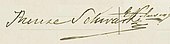 signature de Thérèse Schwartze