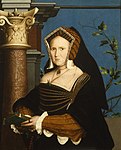 ハンス・ホルバイン, Mary, Lady Guildford, 1527年