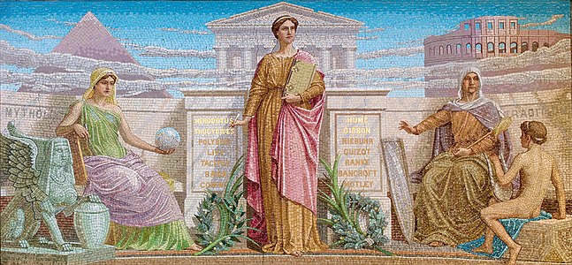 Historio (1896). Mozaiko, Kongresa Biblioteko, Konstruaĵo Thomas Jefferson, Vaŝingtono