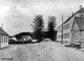 Hotel Hadsund set fra Vestergade i 1920.