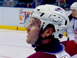 Jaroslav Hlinka v dresu Colorado Avalanche