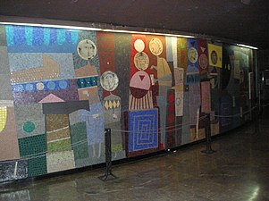 Хуан Батльє Планас, мураль у Театрі Сан-Мартіна у Буенос-Айресі