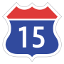 Expressway No.15 shield}}