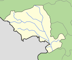 Mapa lokalizacyjna rejonu Laçın