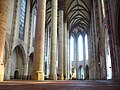 Colonnes du XIIIe siècle de l'église des Jacobins de Toulouse.