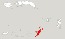 Reggenza delle isole Tanimbar – Mappa