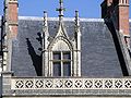 Gotikinių rūmų stogo langelis