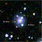 Zdjęcie MCG +05-43-16 z dwiema supernowymi wykonane przez satelitę Swift