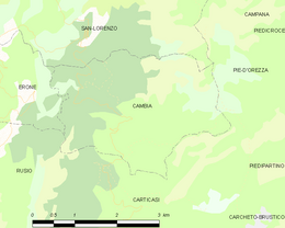 Cambia - Localizazion