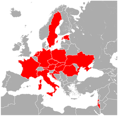 Mapa występowania