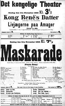 Maskarade by Carl Nielsen - world premiere poster 1906.jpg