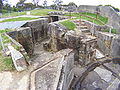 Part of the fortification tunnel complex from above