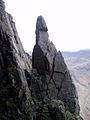 Image 74Napes Needle on Great Gable, a favourite of the early climbers (from History of Cumbria)