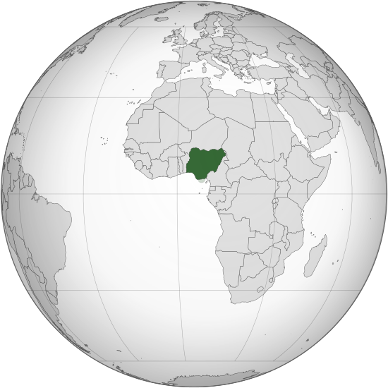 File:Nigeria (orthographic projection).svg