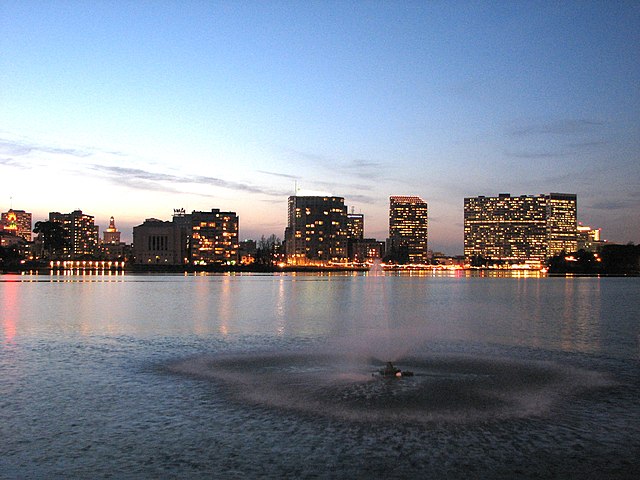 Photographie du lac Merritt de Oakland en Californie