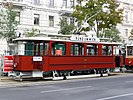Salon- bzw. Exkursionstriebwagen (Galawagen) der Wiener Straßenbahn, Type AW Nr. 82 (1912)