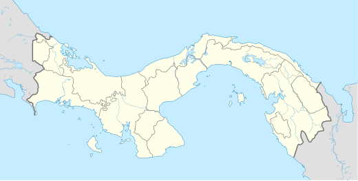 Map of Panama showing the locations of World Heritage Sites