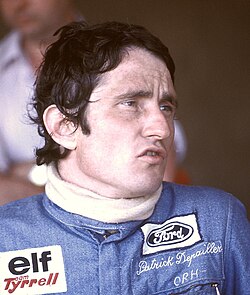 Patrick Depailler na okruhu Dijon-Prenois v roce 1975