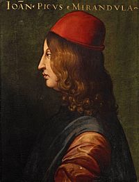 Pico della Mirandola, Galería Uffizi, Florencia