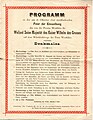 Programm zur Einweihung des Kaiser-Wilhelm-Denkmals in Porta Westfalica (1896)