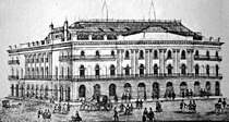 Théâtre Colón, croquis.