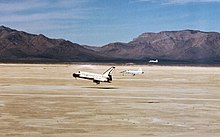 STS-3 lands in March 1982 STS-3 landing.jpg