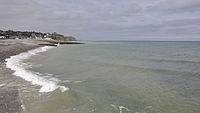 Het strand van Sainte-Marguerite-sur-Mer