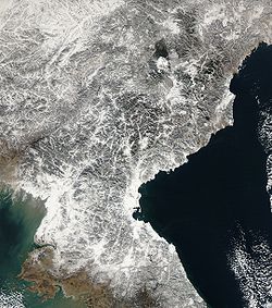 Satellite Map Korea