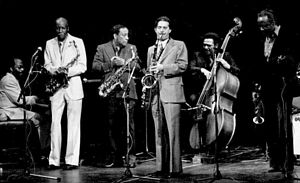 English: From left to right: Junior Mance, Edd...