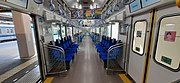 0番台の車内（ロングシート時）