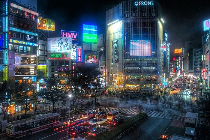 Tokyo at night