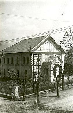 Synagoga ve Skočově ve 20. letech 20. století