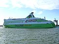 Торговая марка Tallink Shuttle на борту