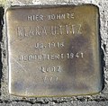 Stolperstein für Klara Utitz (Christophstraße 31)