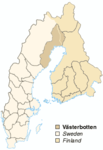 Historiska landskapet Västerbotten till och med 1809.